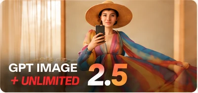 Get Unlimited GPT Image 2.5 visual