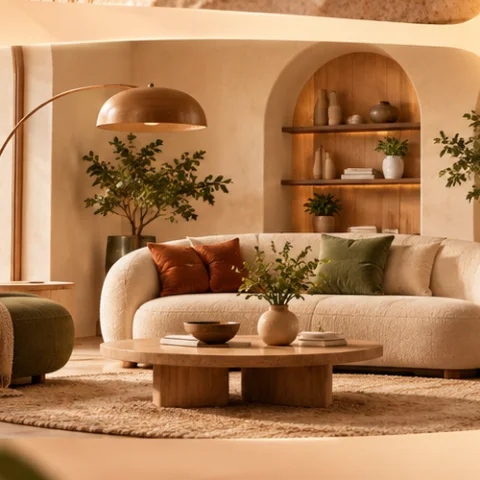 Cozy Interior AI image effect example